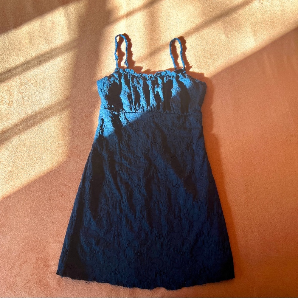 90s vintage babydoll black spaghetti strap dress 🖤